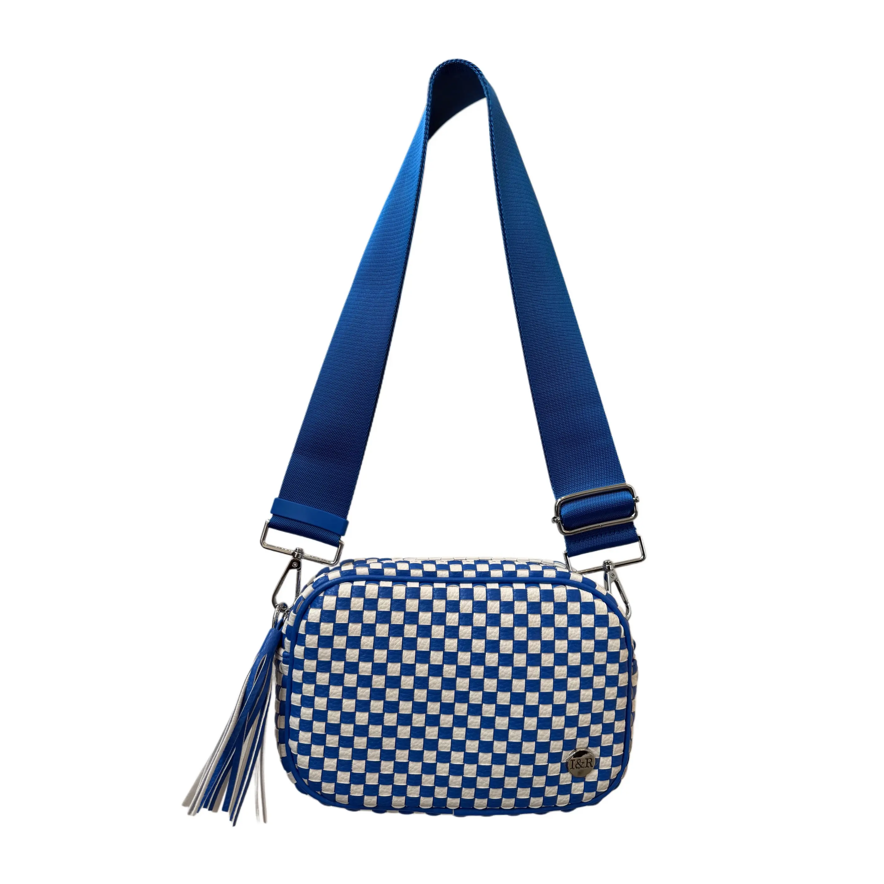 #7 Royal blue checkered