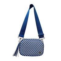 #7 Royal blue checkered