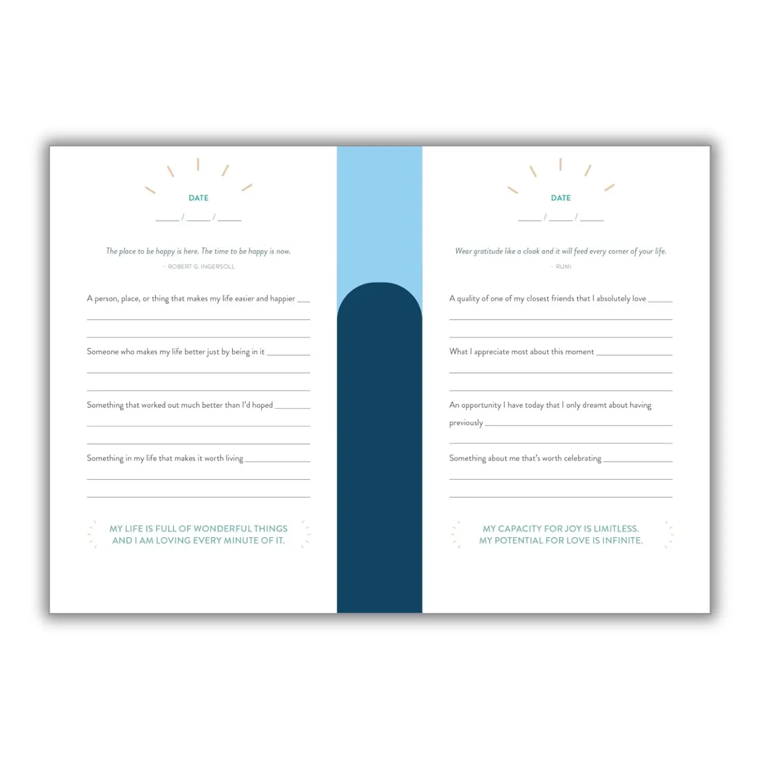 The 5-Minute Gratitude Journal: Give Thanks, Practice Positivity, Find Joy (Spiral Bound)
