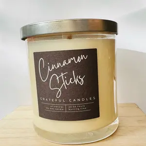 Cinnamon sticks candle