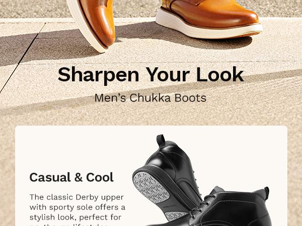 Bruno Marc Men's Casual Chukka Boots Mid Top Dress Boot