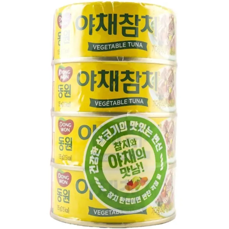 4-piece set (Tuna With Vegetables)