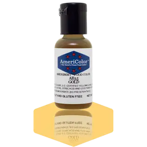 AmeriColor, Gold, .65 Ounce, AmeriMist Airbrush Food Coloring