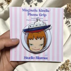 Yoshitomo Nara Inspired Ship Magnetic Phone Grip: Stand & Stylish Accessory