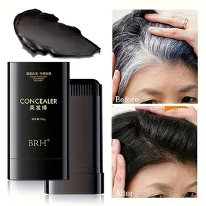 Hair dye stick - hair dye stick/cream, emergency complementary color, three colors to quickly cover white hair, long-lasting waterproof and sweat-proof, easy to use, easy to clean, rotating design, comb teeth, ideal gift