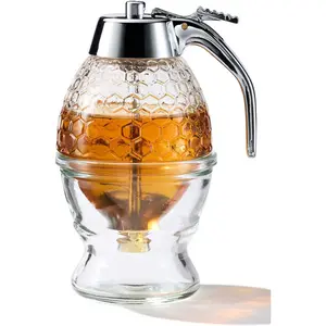 Honey Syrup Dispenser, Easy-To-Use Honey Distributor, Perfect for Home Kitchen, Convenient Sugar Syrup Pourer, Essential Cooking Tool, Kitchen Gadgets