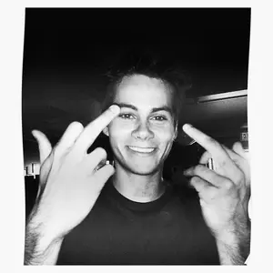 Dylan O'Brien Poster - Stylish and Cool Art Featuring the Talented Actor Dylan O'Brien