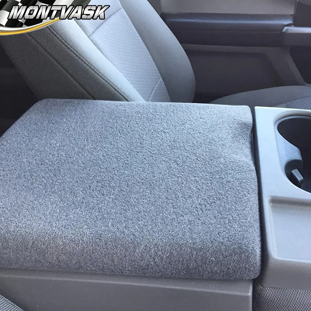 CROSSDESIGN Car Armrest Pad Cover, USA-Made Center Armrest Console Lid Cover for Ford F150 F250 Trucks 2014-2020, Automotive Interior Stowing & Tidying Accessory F7, Covers