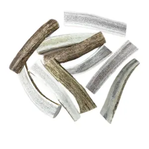 1 LB Small Split Elk Antler Dog Chews, Premium All Natural Elk Antlers