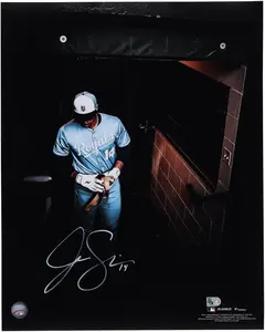 Jac Caglianone Kansas City Royals Autographed 16" x 20" MLB Debut Photograph - Fanatics Authentic Certified