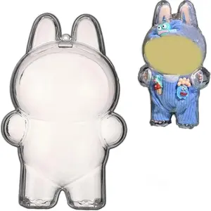 Protective Case for LABUBU The Monsters Exciting Macaron Acrylic Display Case