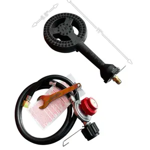 Quemador de Hierro fundido heavy duty cast iron burner