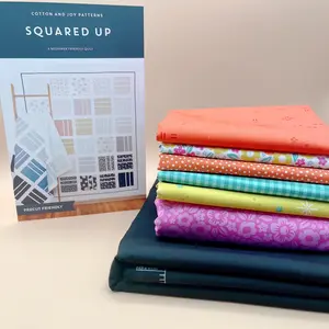 Squared Up Quilt Kit featuring Ghostly Garden