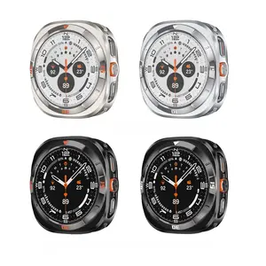 1 Pcs Casual, Sports, Business Protective Case, Watch Protector for Samsung Galaxy Watch Ultra Smartwatch, Hollow Metal Watch Cover, Watch Accessory, Smart Watch Accessories