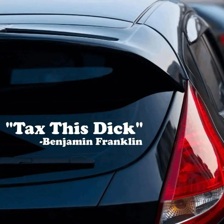 Ben Franklin Vinyl Decal Car Truck Window Laptop Sticker
