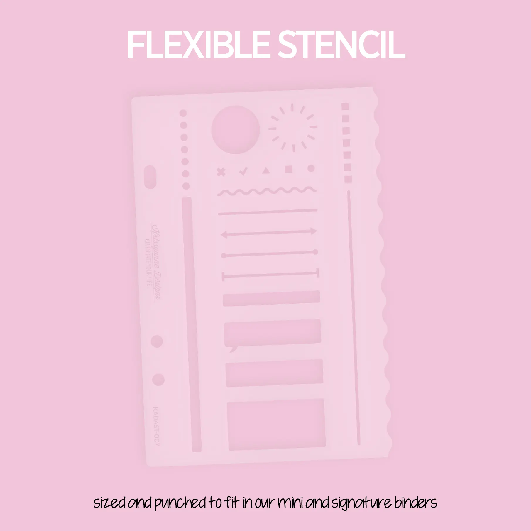 Flexible Stencil | Functional Lines & Shapes