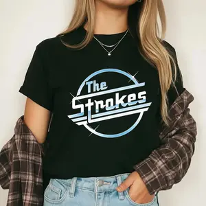 The Strokes Rock Music Logo T-Shirt