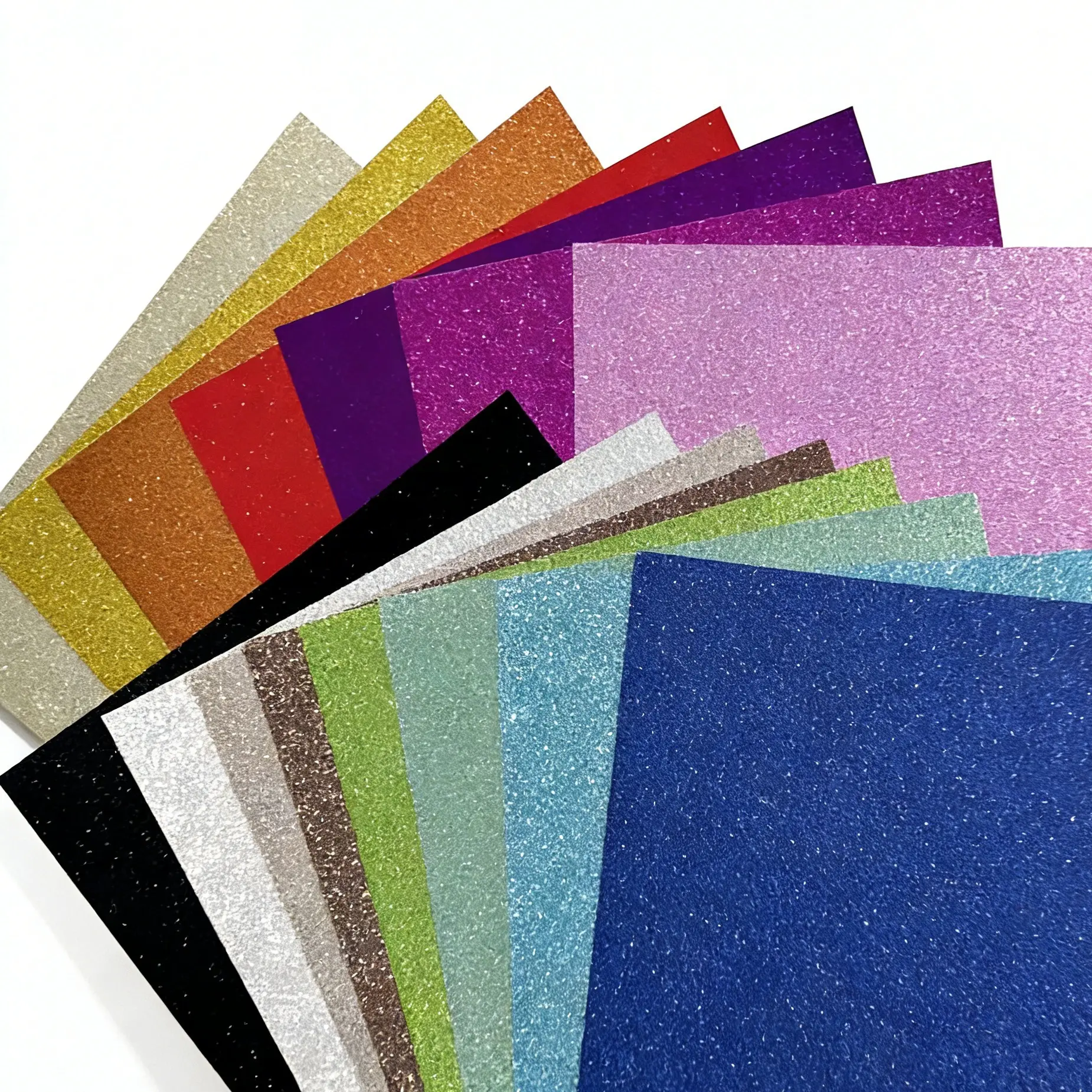 Glitter Cardstock Paper for Cricut, 15 Sheets 15 Colors, Premium Glitter Paper for Crafts, Scrapbooking, Scrapbook Materials, Scrapbooking Supplies, A4 Glitter Card Stock for DIY Projects, Card Design, Card Making Supplies