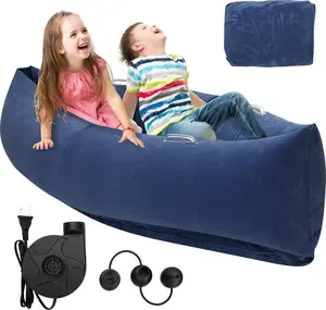 【US-based sellers】Children's Sensory Chair Inflatable Pea Pod for Children with Autism - Electric Air Pump Included for Relaxation and Sensory Support(Easter Toys for Kids)