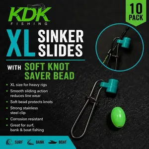 Sinker Slides with Knot Saver Bead 10pk