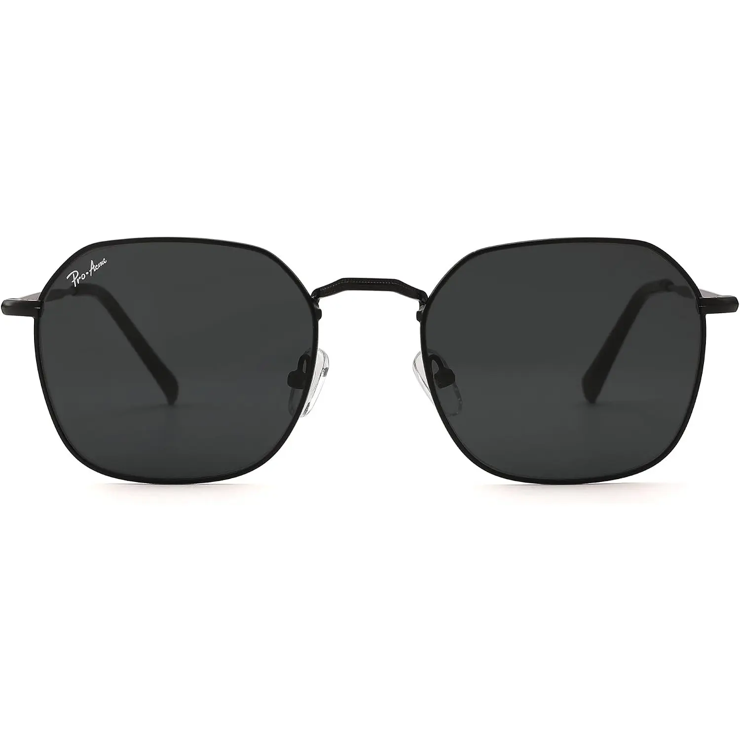 Pro Acme Retro Hexagonal Sunglasses – Glass Lens, Metal Frame, UV400 Protection, Unisex Trendy Shades Pro Acme Retro Hexagonal Sunglasses – Glass Lens, Metal Frame, UV400 Protection, Unisex Trendy Shades