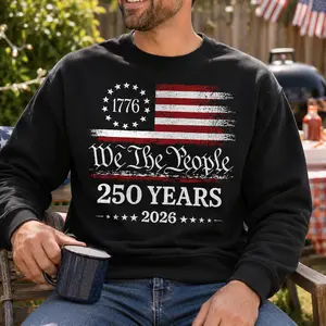 250th Anniversary Comfort Colors Shirt, We The People 250 Years 2026 Shirt, 1776 Patriotic America Shirt, USA Flag Vintage Tee