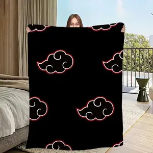 Sasukes N-Narutos Akatsukis Blanket Comfortable skin friendly living room bed bedroom blanket suitable for travel and gifts