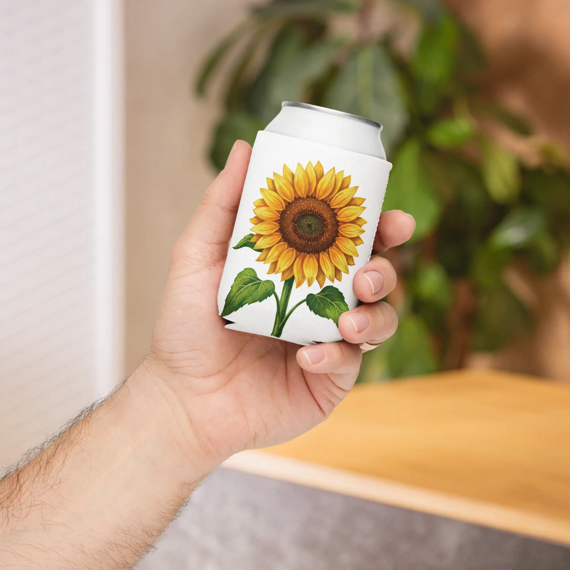 Double Sided My little Sunflower Can cooler