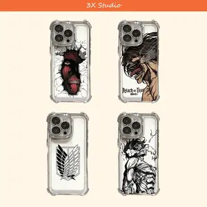 Anime Attack On Titan Hot Cool For iPhone 17 16 15 14 13 12 Pro Max Plus Air - Top Fan's Phone Case Cover as Perfect Gift Get Ready