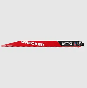 Milwaukee 48-00-5373 3PC 12" WRECKER with SAWZALL Blade for Multi-Material