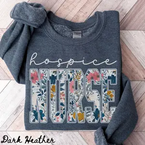 Wildflower Hospice Nurse Short Sleeve T-Shirt / Sweatshirt / Hoodie , Hospice Care tshirt , Registered Nurse, Nursing Student Graduation, Hospice Team