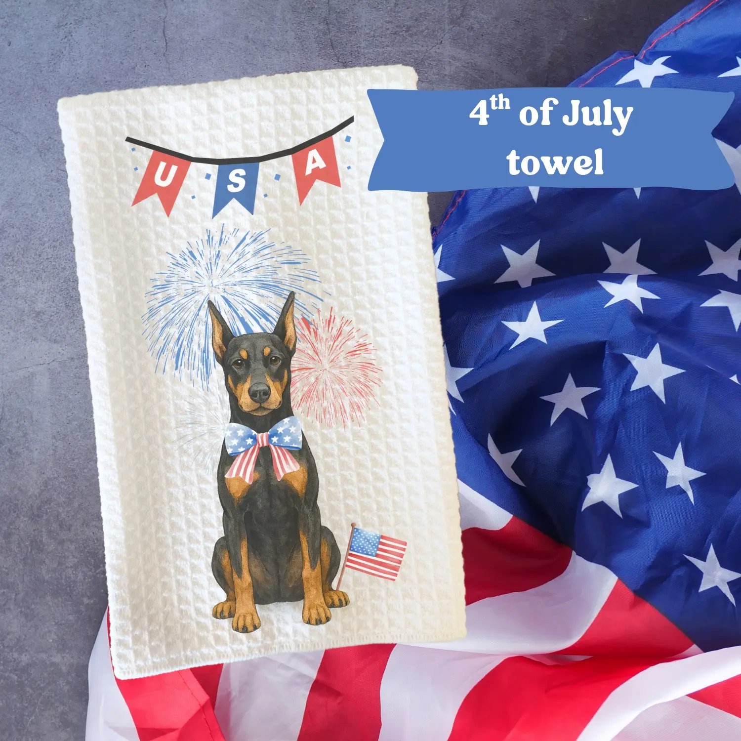 Doberman #1 (Black Tan Cropped Ears)