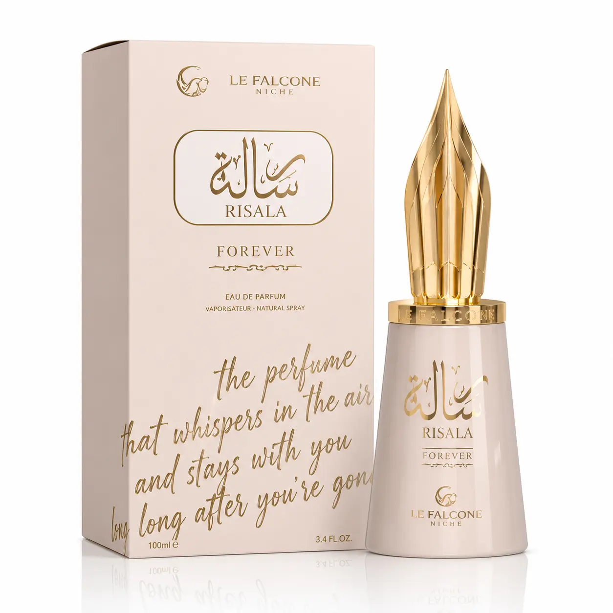 RISALA Forever by Le Falcone Niche Eau de Parfum for Women | Long Lasting Floral Gourmand Perfume | Luxury Women’s Fragrance | 100ml