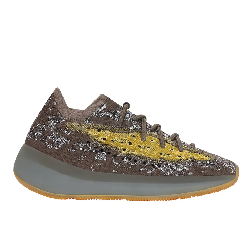 adidas Mens Yeezy Boost 380 Lace Up Sneakers Shoes Casual - Brown