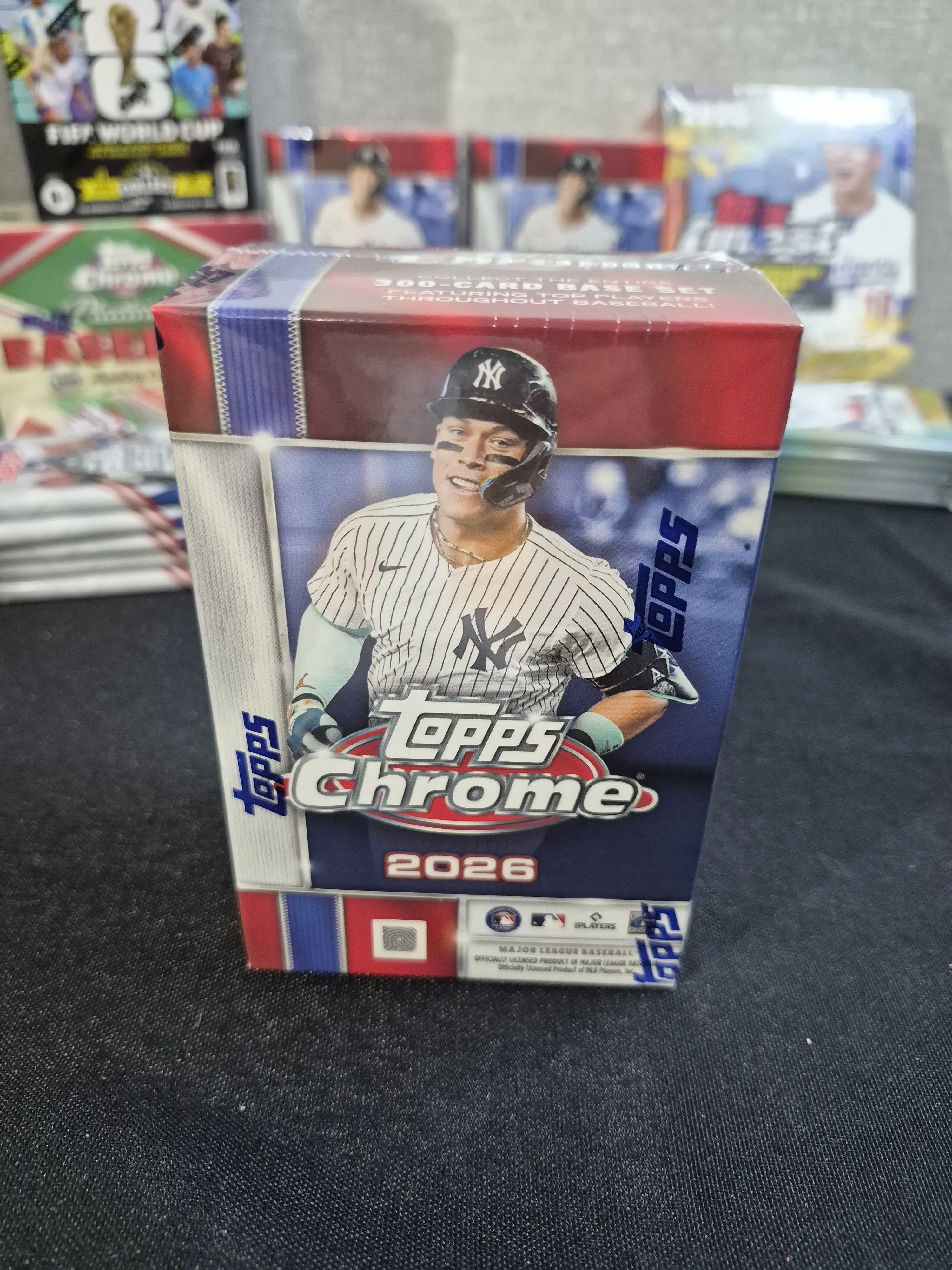 2026 Topps Chrome Sports Cards - Packs from a Blaster Box