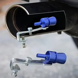 [Turbo Whistle] Turbo Whistle - Heavy-Duty Exhaust and Tailpipe Replacement with Mounting Bracket, Compatible with Cars, Trucks, Motorcycles, SUVs - Available in Red, Blue, Black, Golden - Upgrade for Enhanced Engine Performance & Noise Reduction