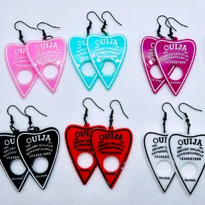 Planchette / Ouija Earrings! Handmade - Hypo-Allergenic - Hook Style