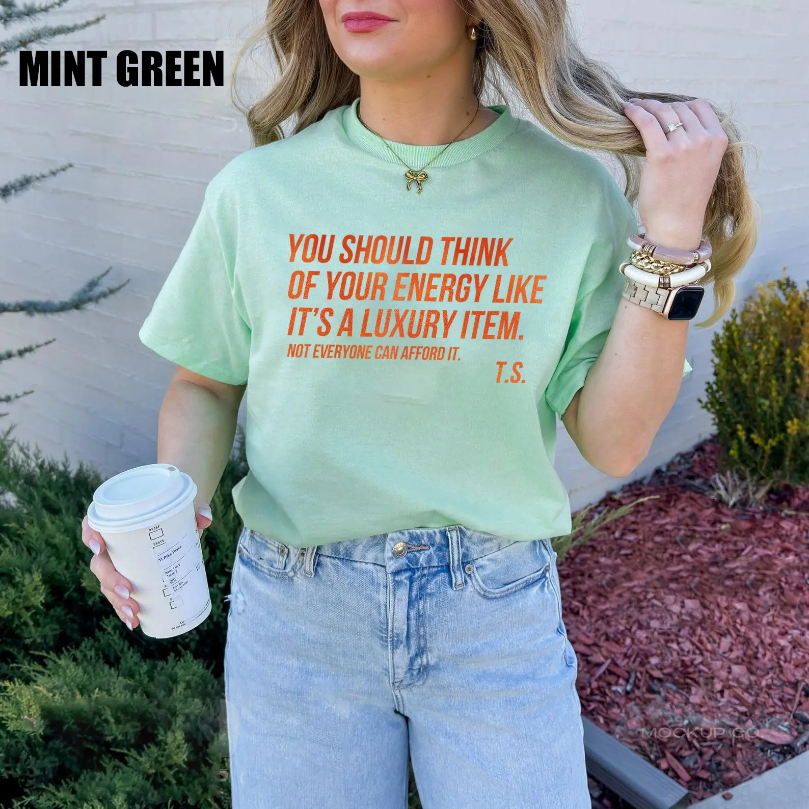 Mint Green Island Reef Motivational Quote Shirt, Luxury Item Not Everyone Can Afford It Tee, Self Love Shirt,  Mental Health Shirt