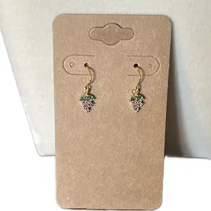 Tiny Bunch of Grapes Earrings-Sweet Grapes with a touch of sparkle-Hypoallergenic and Nickel Free~Jewelry For You By Beck