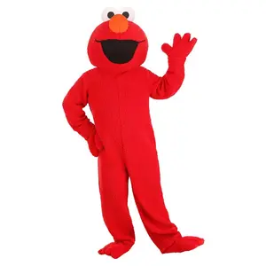 Plus Size Elmo Mascot Adult Costume