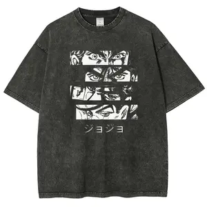 JoJo’s Bizarre Adventure Unisex Fit Washed T-Shirt 1