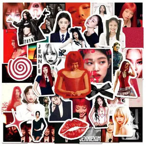 Kpop Jenni&b Stickers, Waterproof Decorative iPad Collage, Star Peripherals Notebook Stickers, Mobile Phone Case Accessories