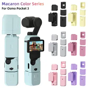 Case for DJI OSMO Pocket 3 Silicone Protective Cover Anti-Scratch Lens Cap Protector for Pocket3 Case Camera Shell Accessories