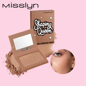 1 PCS Shaping Queen Bronzing Powder, Matte Powder Bronzer, soft, mirrored, Makeup Contour, contoured, long-lasting, lightweight, smooth, blendable, Party, camping, outdoors, traveling, Gifts, daily, Christmas