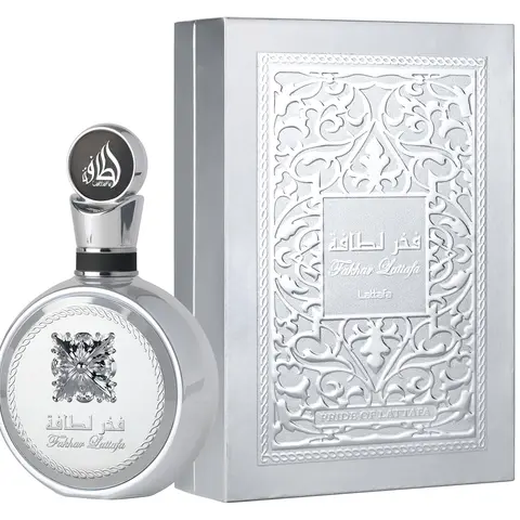 Lattafa Fakhar Platin Eau de Parfum for Men – 100ml | Spicy Woody Fragrance with Bergamot, Ginger & Sandalwood | Bold, Modern Scent | Long Lasting Arabic Perfume