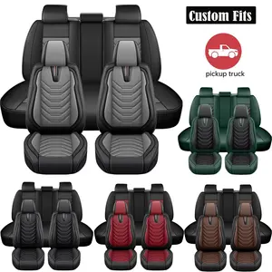 Arespark Seat Covers, Custom Fit for 2008-2024 Dodge RAM 1500 2500 HD 3500 HD, Pickup Seat Covers for Dodge Ram 5-Seats Full Set, Waterproof Truck Car Seat Cover Protectors