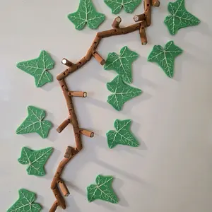 Aesthetic Ivy Vine Magnet Set – 12 3D printed Ivy Leaf Magnets for Wall & Fridge Decor Magnetic Nature