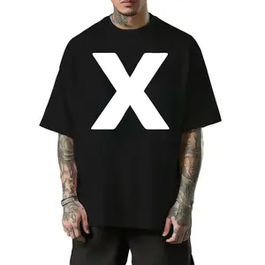 Letter X Capital Bold Alphabet Matching Monogram T-Shirt