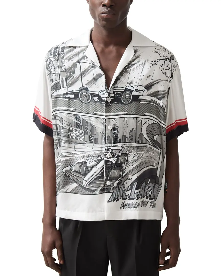 Reiss Suzuka Cartoon Graphic Casual Shirt
