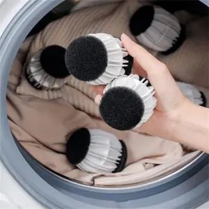 2/4 pack Pet Hair Remover for Laundry – Anti-Tangle Laundry Balls with Lint Catcher, Reusable Washer Balls Lint & Hair Remover for Clothes Washing Machine